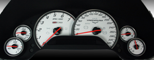Lingenfelter Logo C6 ZO6 Corvette Gauge Face Kit 2006-2013 - lingenfelter.com